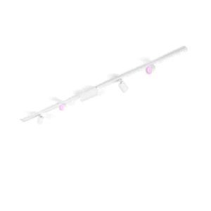 Perifo Color Plafón Philips HUE 4 Focos Blanco Zigbee & BT