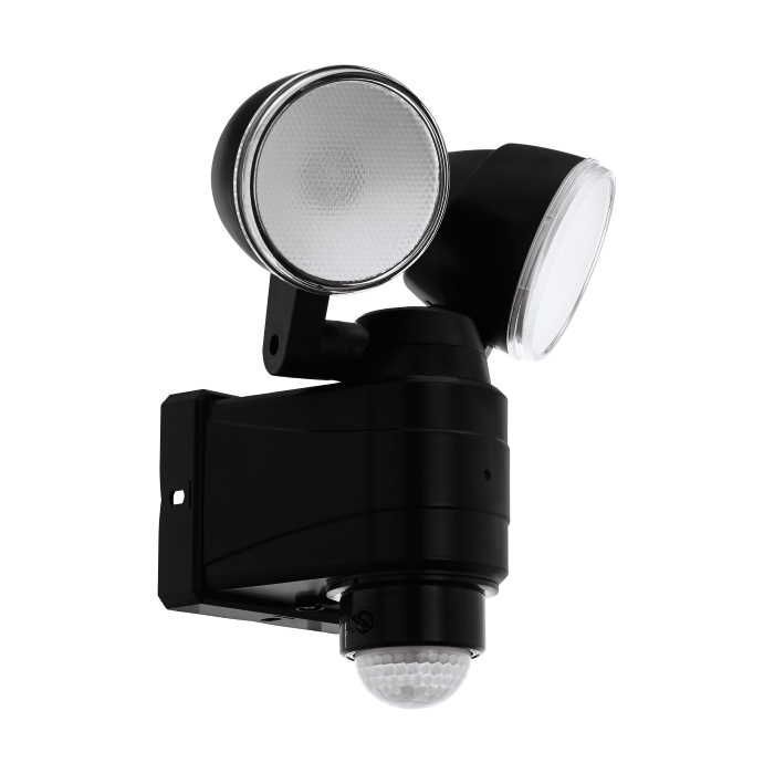 Aplique Pared Casabas Sensor Negro