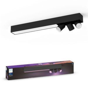 Foco Philips HUE Centris W&C 3+1 Negro Zigbee & BT