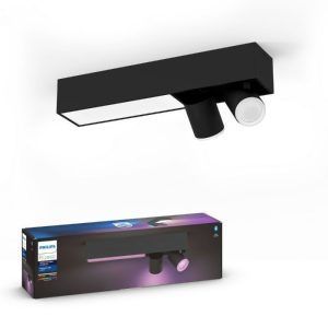 Foco Philips HUE Centris W&C 2+1 Negro Zigbee & BT