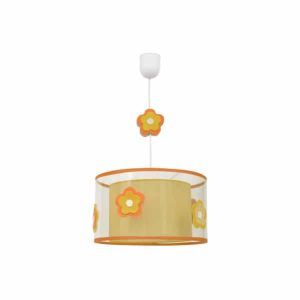 Colgante Infantil Flor Naranja