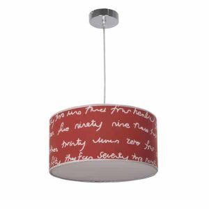 Colgante Infantil Letters Rojo