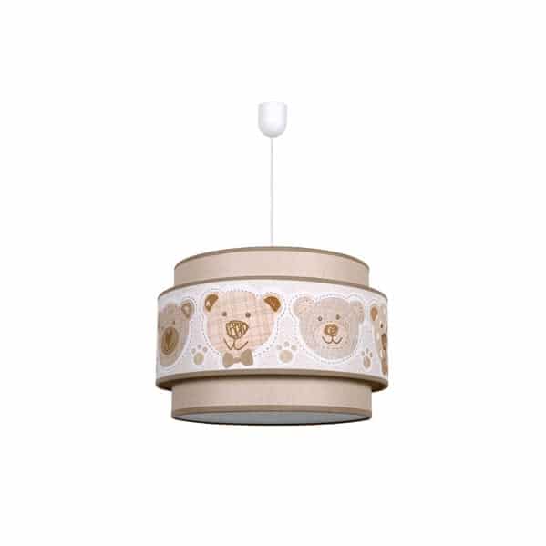 Colgante Infantil Panda Marrón