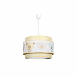 Colgante Infantil Panda Amarillo