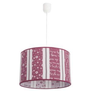 Colgante Infantil Retal Rosa