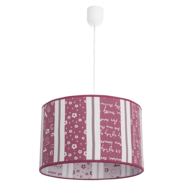 Colgante Infantil Retal Rosa