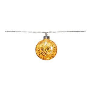 Guirnalda Bolas Luz Navidad Glitter Led