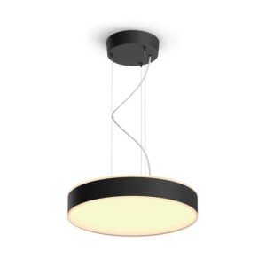 Enrave Colgante Philips HUE Ambiance Negro Zigbee & BT