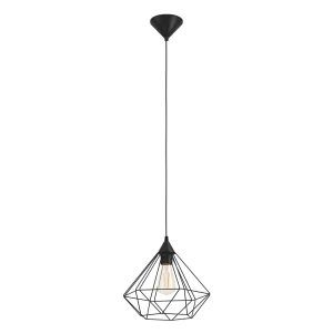 Lámpara Tarbes Negro Colgante 1L Eglo