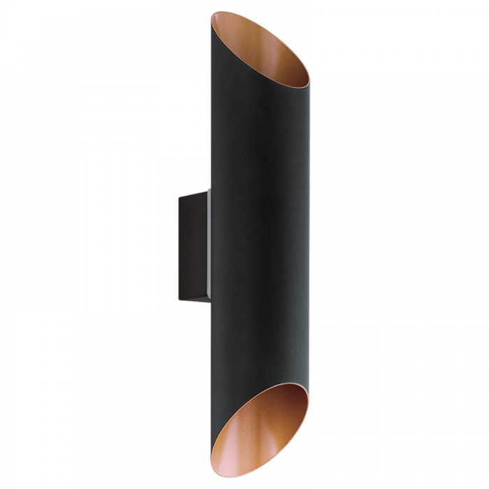 Aplique Pared Agolada Led Negro