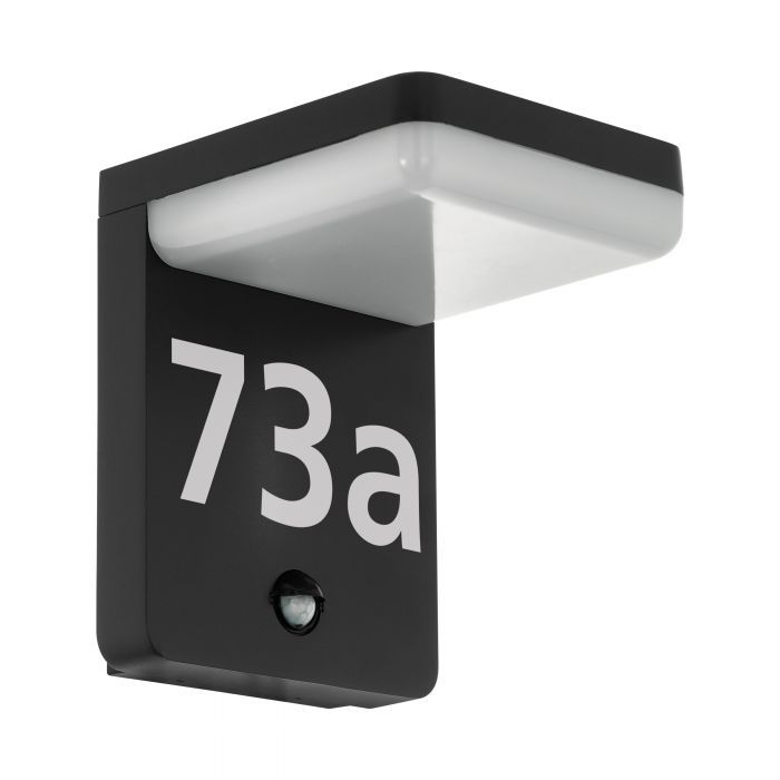 Aplique Pared Amarosi Negro Sensor