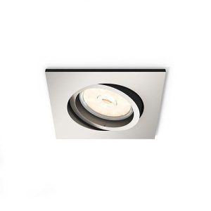Empotrable LED Donegal Cuadrado Níquel Philips