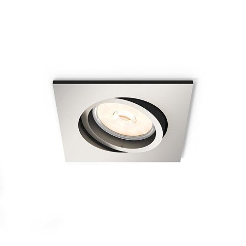 Empotrable LED Donegal Cuadrado Níquel Philips