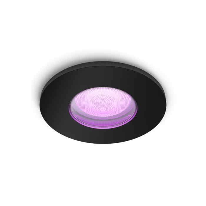 Empotrable Xamento Negro Philips HUE Color PACK 1L IP44 Zigbee & BT