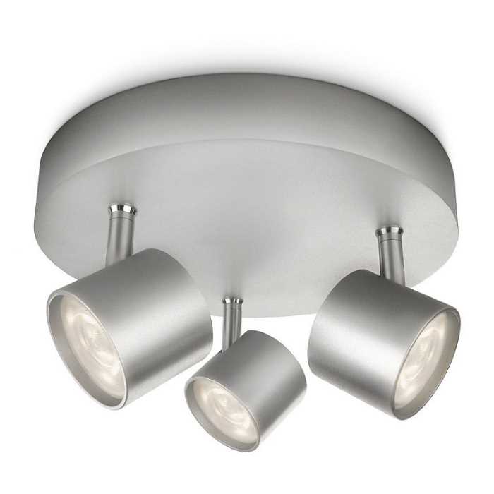 Foco Orientable Star Gris 3L Philips
