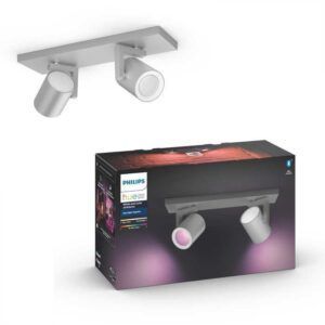 Foco Philips HUE Argenta W&C 2L Gris Zigbee & BT