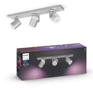 Foco Philips HUE Argenta W&C 3L Gris Zigbee & BT