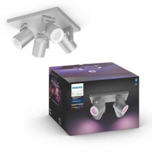 Foco Philips HUE Argenta W&C 4L Gris Zigbee & BT