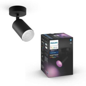 Foco Philips HUE Fugato W&C 1L Negro Zigbee & BT