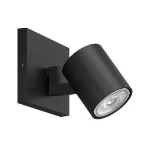 Foco Orientable Runner Negro 1L Philips