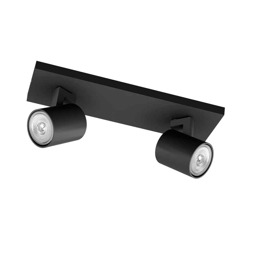 Foco Orientable Runner Negro 2L Philips