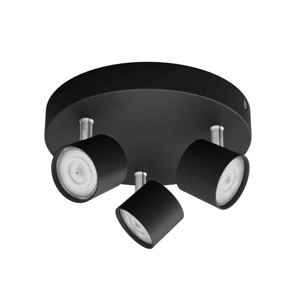 Foco Orientable Star Negro 3L Philips