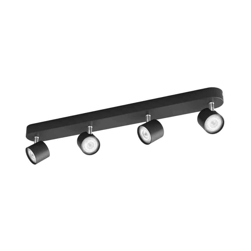 Foco Orientable Star Negro 4L Philips