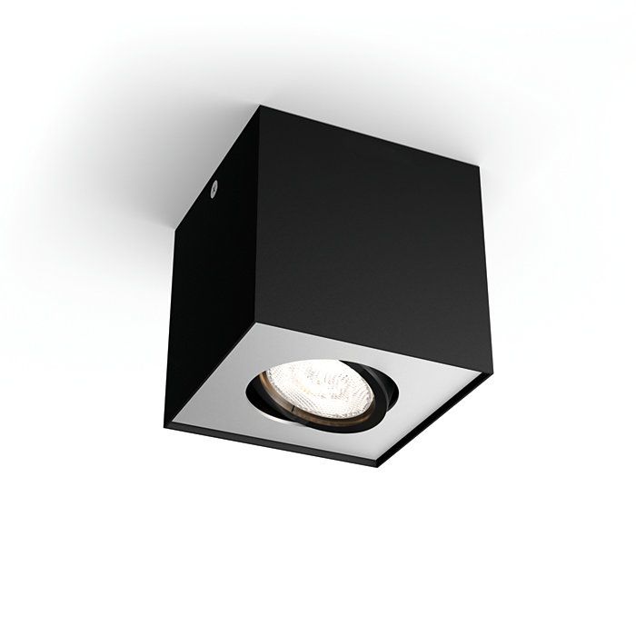 Foco Orientable Box Negro 1L Philips