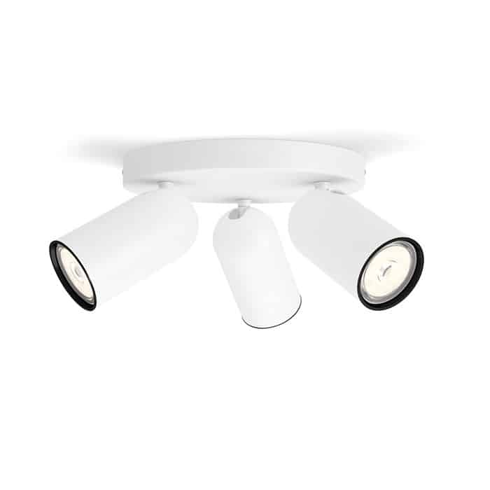 Foco Orientable Pongee Blanco 3L Philips