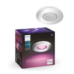 Empotrable Xamento Cromo Philips HUE Color PACK 1L IP44 Zigbee & BT