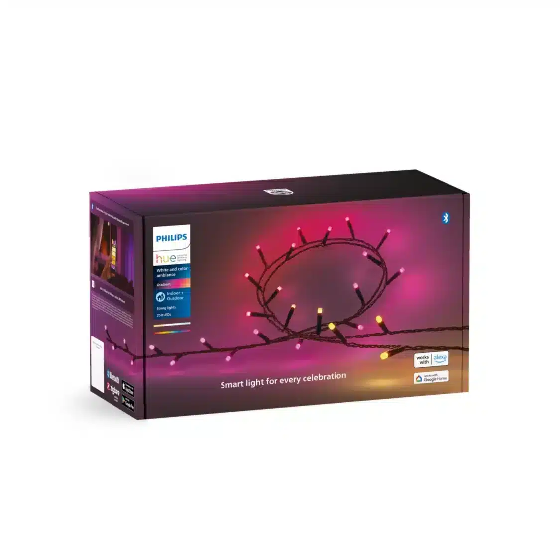 Guirnalda Navidad Festavia 250L Philips HUE White&Color Zigbee & BT