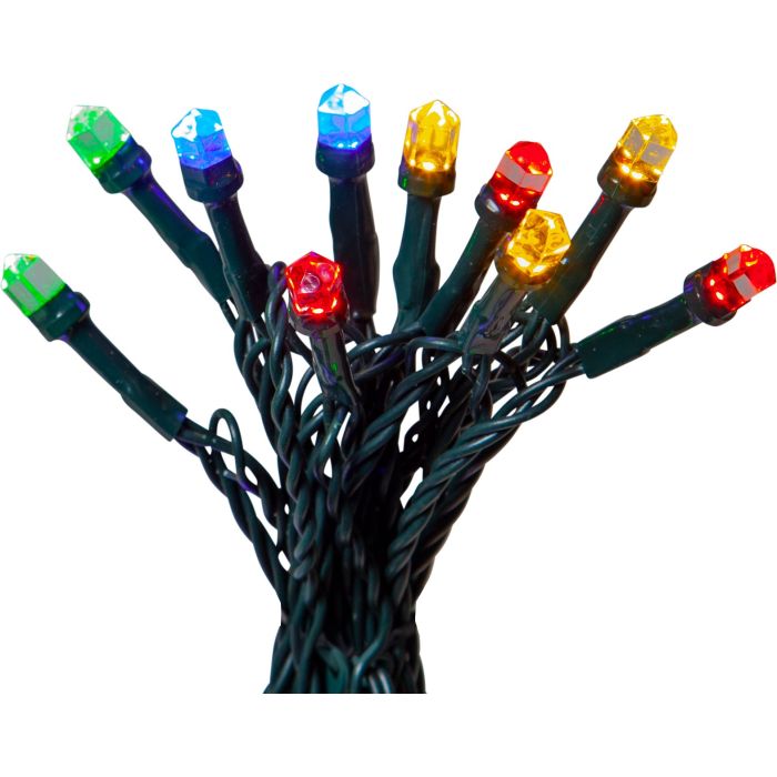 Guirnalda Luces Navidad Diamond Star Multicolor Led IP44