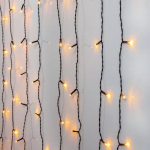 Cortina Luz Navidad Golden Warm IP44