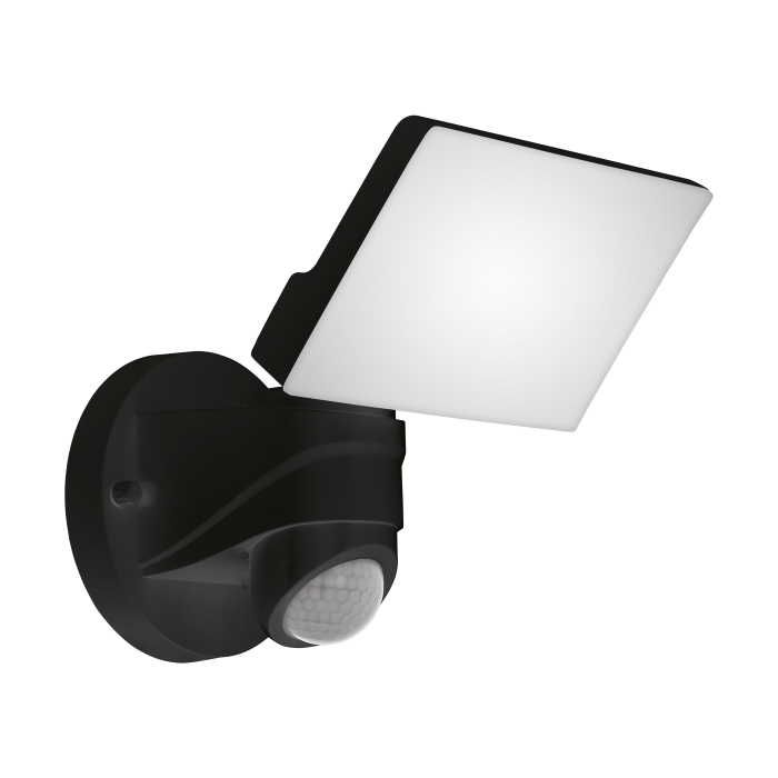 Aplique Pared Pagino 1L Sensor Negro