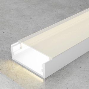 Perfil Especial Tira LED con Difusor Superficie Mini Blanco