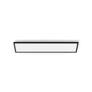 Aurelle Plafón Rectangular Philips HUE Ambiance Negro Zigbee & BT