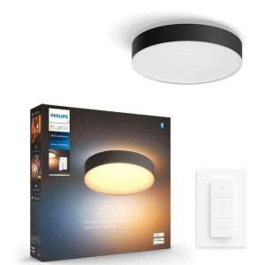 Enrave M Plafón Philips HUE Ambiance Negro Zigbee & BT