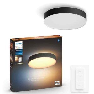 Enrave L Plafón Philips HUE Ambiance Negro Zigbee & BT