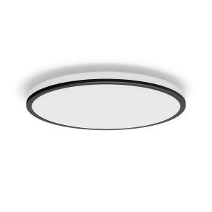 Plafón LED Ozziet Superficie 22W 2700ºk Negro Philips