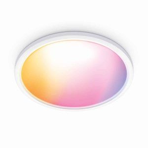 Lámpara Plafón SuperSlim 22w Blanco Color Philips WiZ Wifi Con tecnología SpaceSense