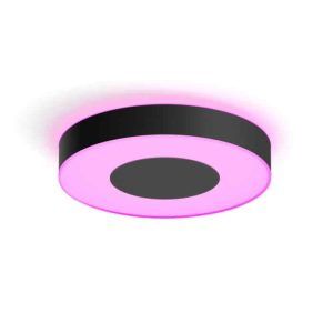 Infuse L Plafón Philips HUE Color Negro Zigbee & BT