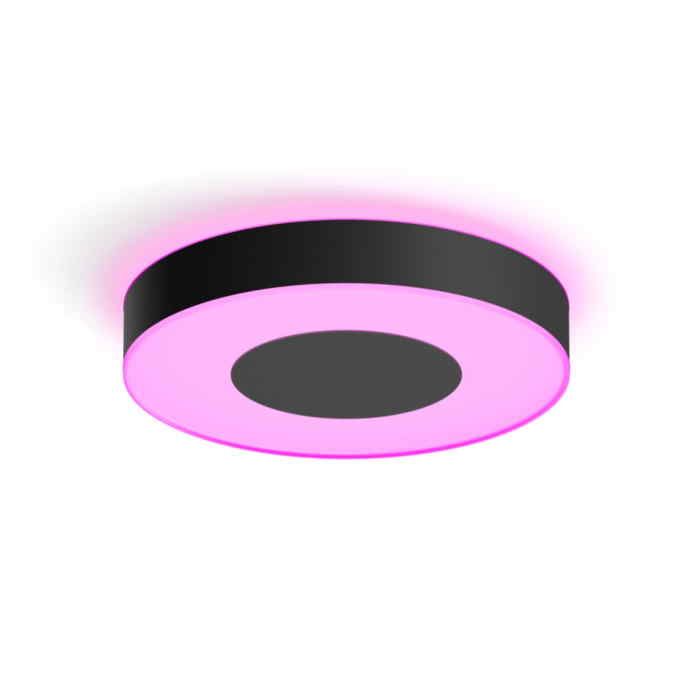 Infuse L Plafón Philips HUE Color Negro Zigbee & BT