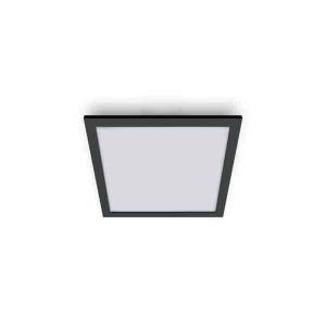 Lámpara Plafón Panel 36w Negro Ambiance Philips WiZ Wifi Con tecnología SpaceSense