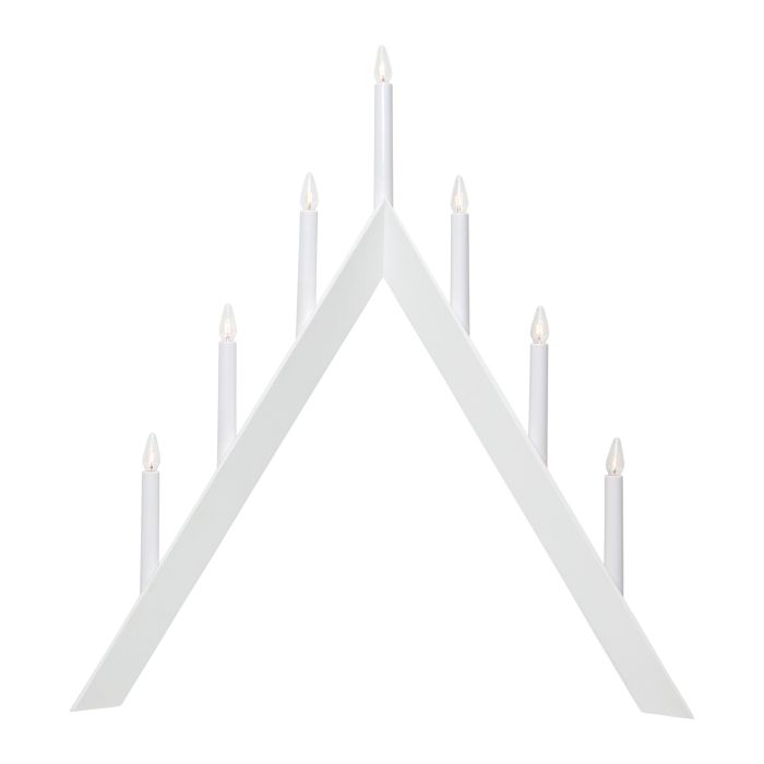 Sobremesa Velas Luces Navidad Arrow Blanco