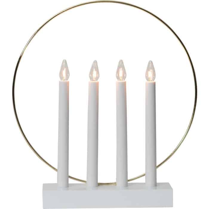 Sobremesa Velas Luces Navidad Glossy