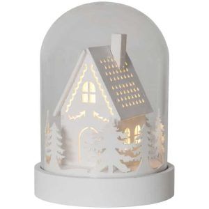 Bola Nieve Sobremesa Luces Navidad Kupol