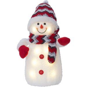 Muñeco Sobremesa Joylight Big Nieve Rojo Luces Navidad