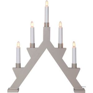 Sobremesa Velas Luces Navidad Zack Gris