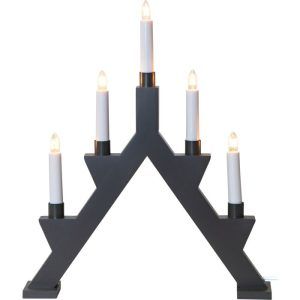 Sobremesa Velas Luces Navidad Zack Antracita