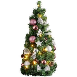 Árbol Pie Luces Navidad Noel